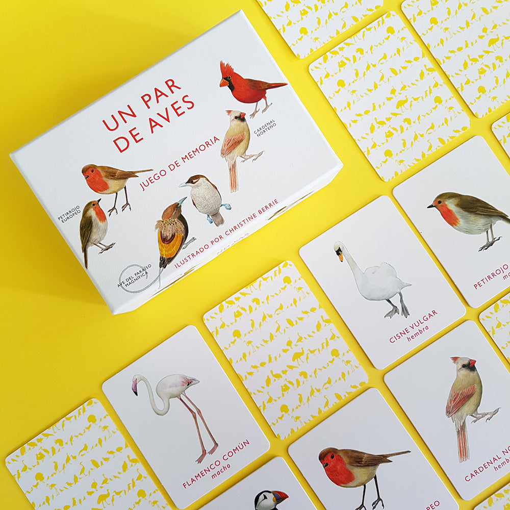 Juego de memoria - Un par de aves