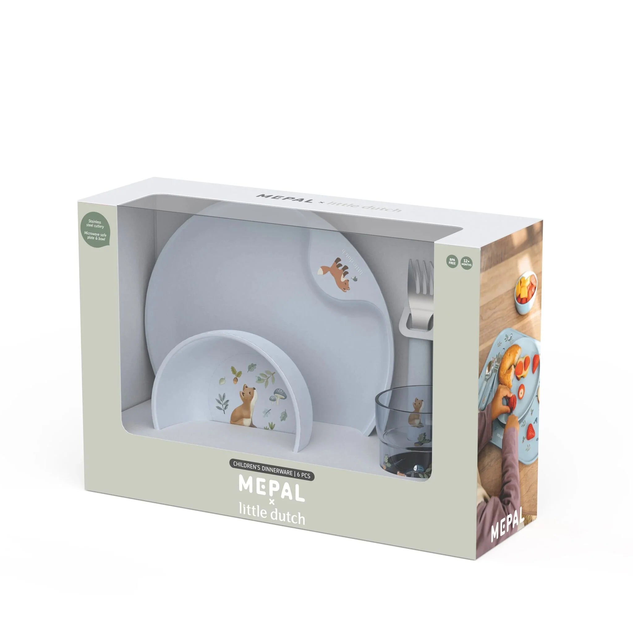 Vajilla infantil MIO 6 pcs