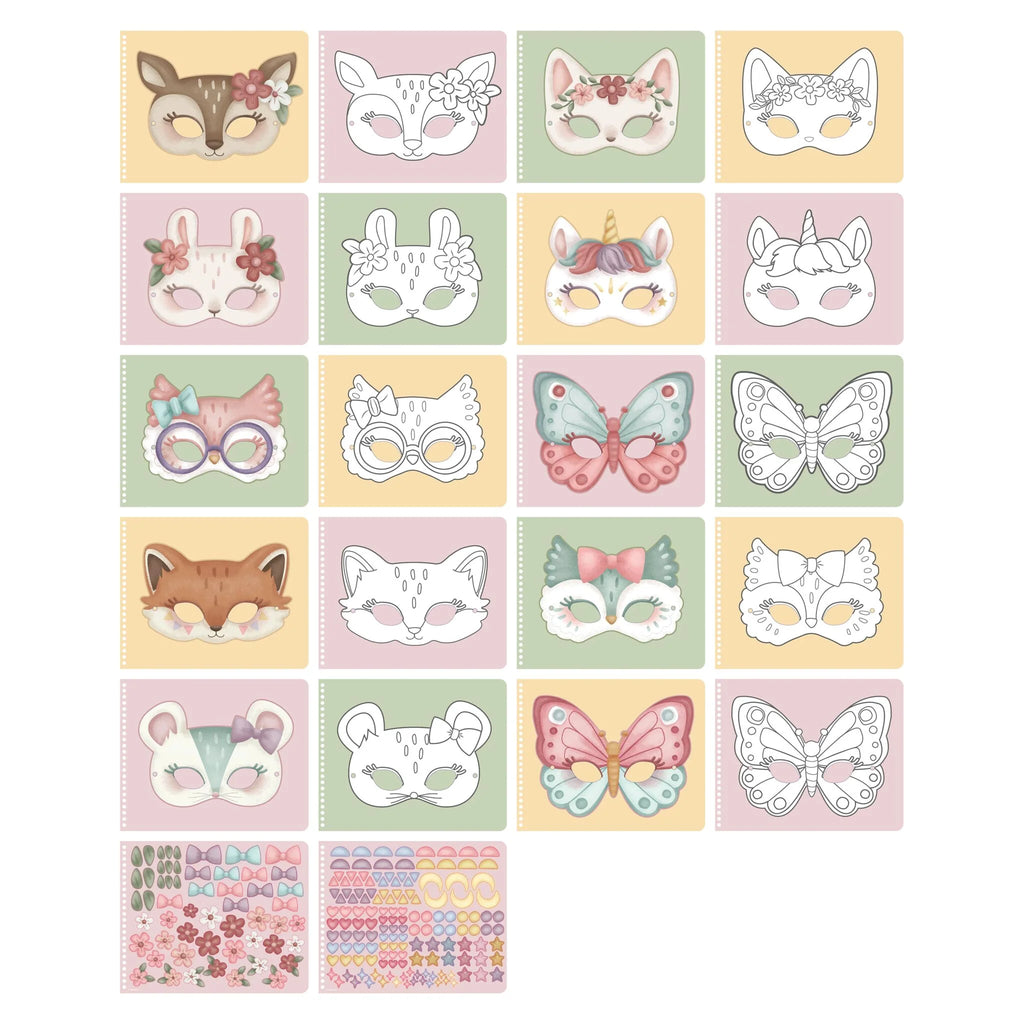Corta y juega - Rosa's Masks