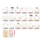 Set de pintura acuarela con stickers
