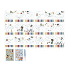 Set de pintura acuarela con stickers