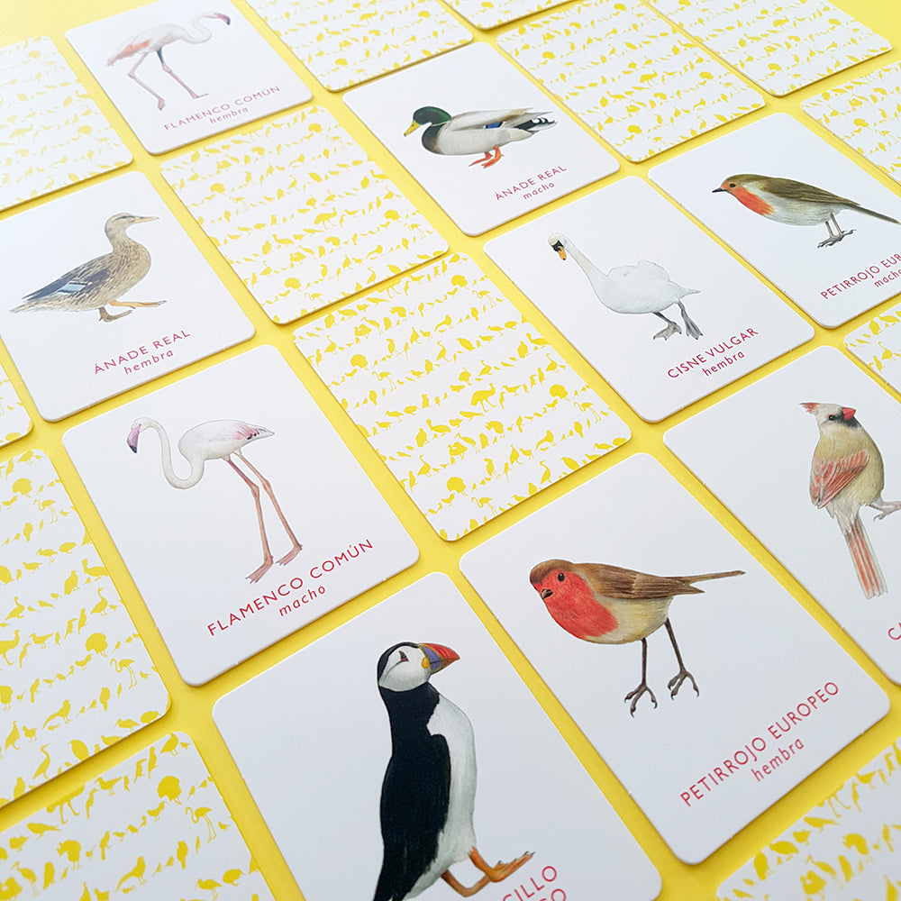 Juego de memoria - Un par de aves