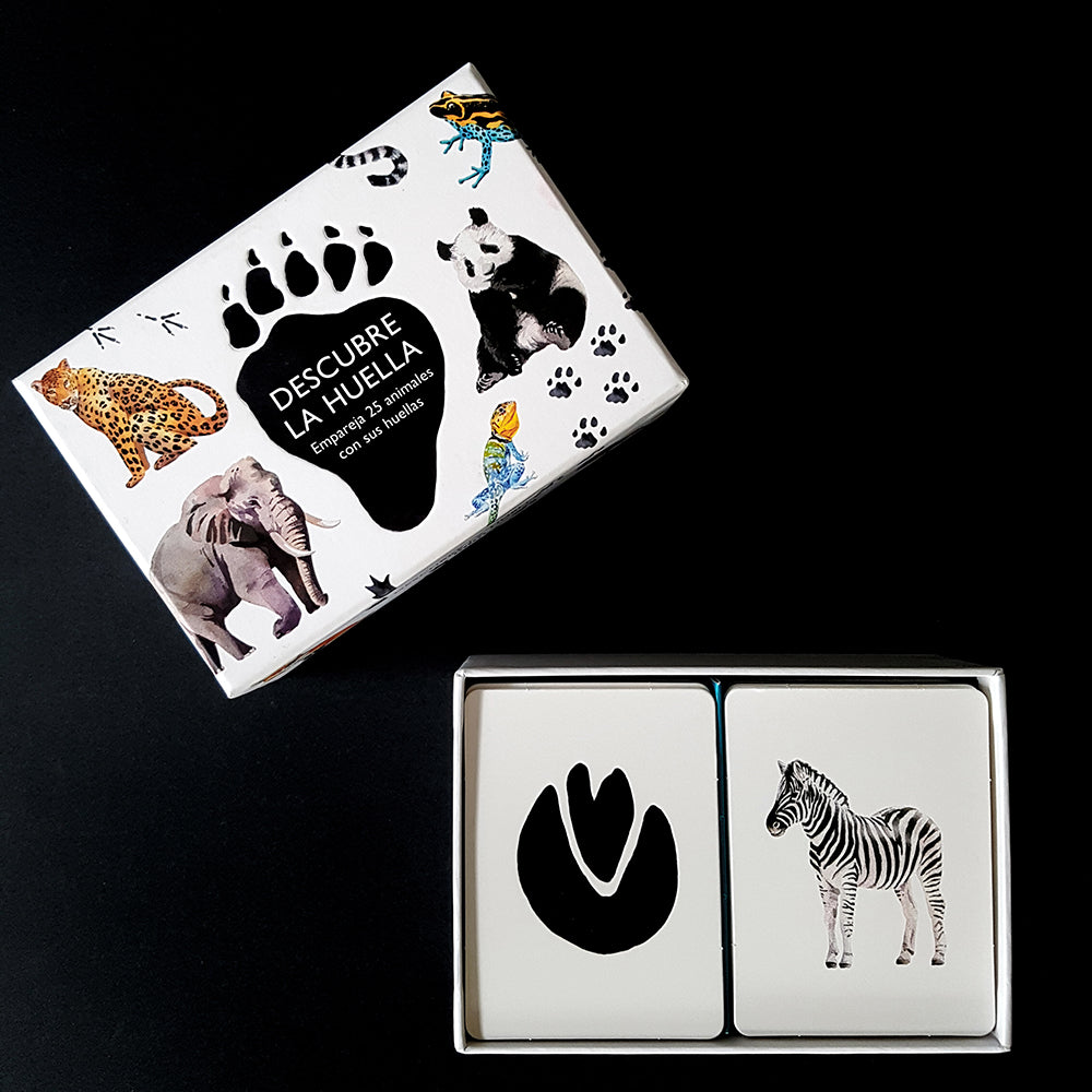 Juego de memoria - Descubre la huella