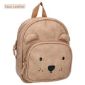 Mochila de cuero - Osito arena
