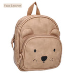 Mochila de cuero - Osito arena