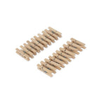 Mini Pinzas de Madera Natural