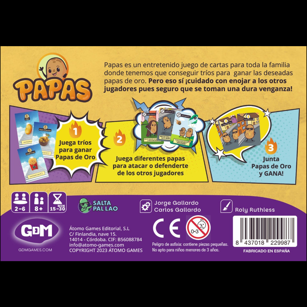 Papas - Juego de cartas