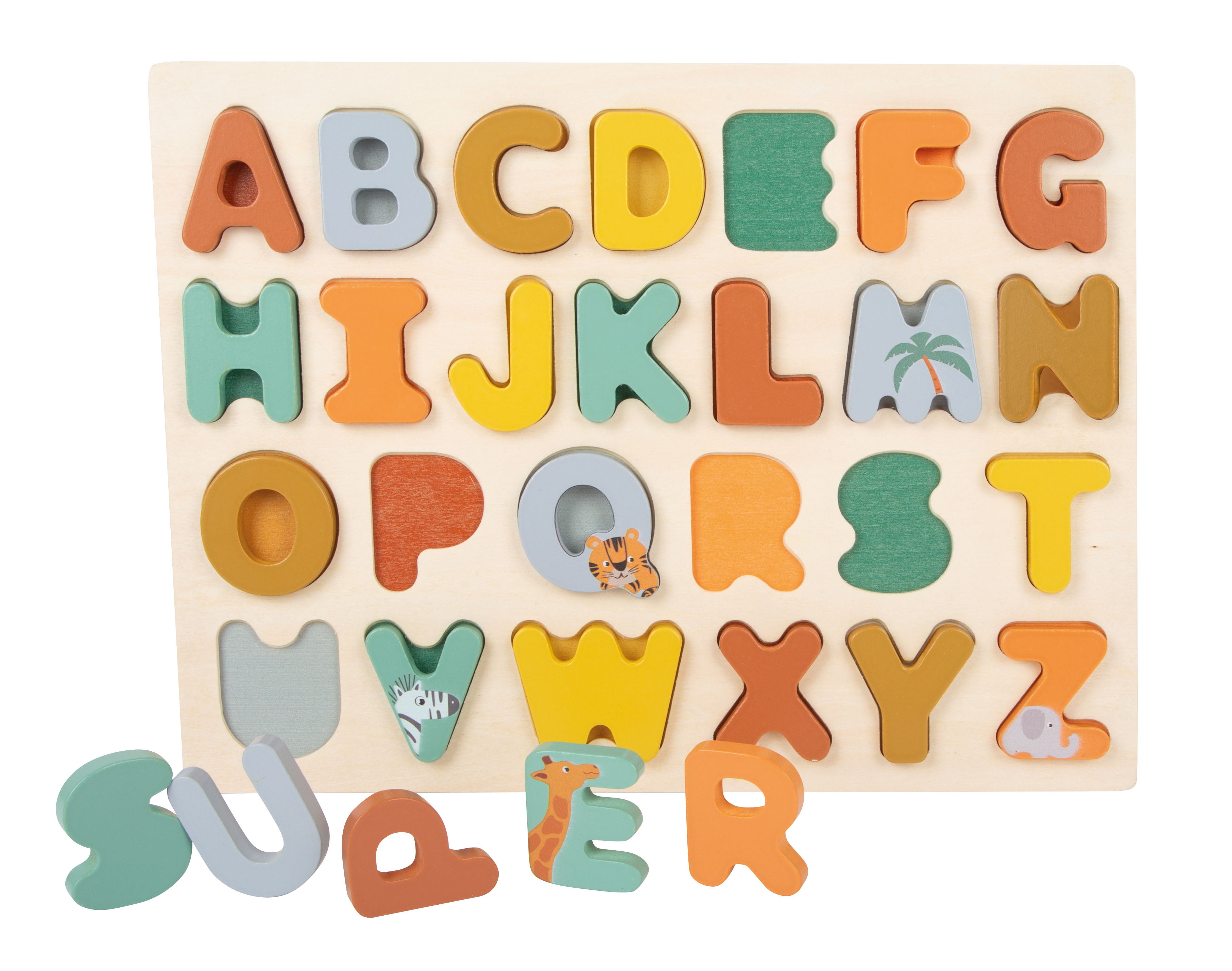 Puzzle de madera ABC