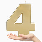 Vela Número XXL 20 cm Oro