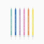 Velas Largas Multicolor