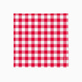Servilletas Vichy rojo