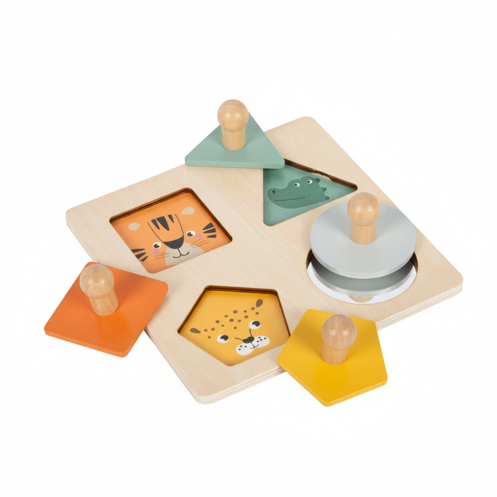 Puzzle Montessori Formas y Animales