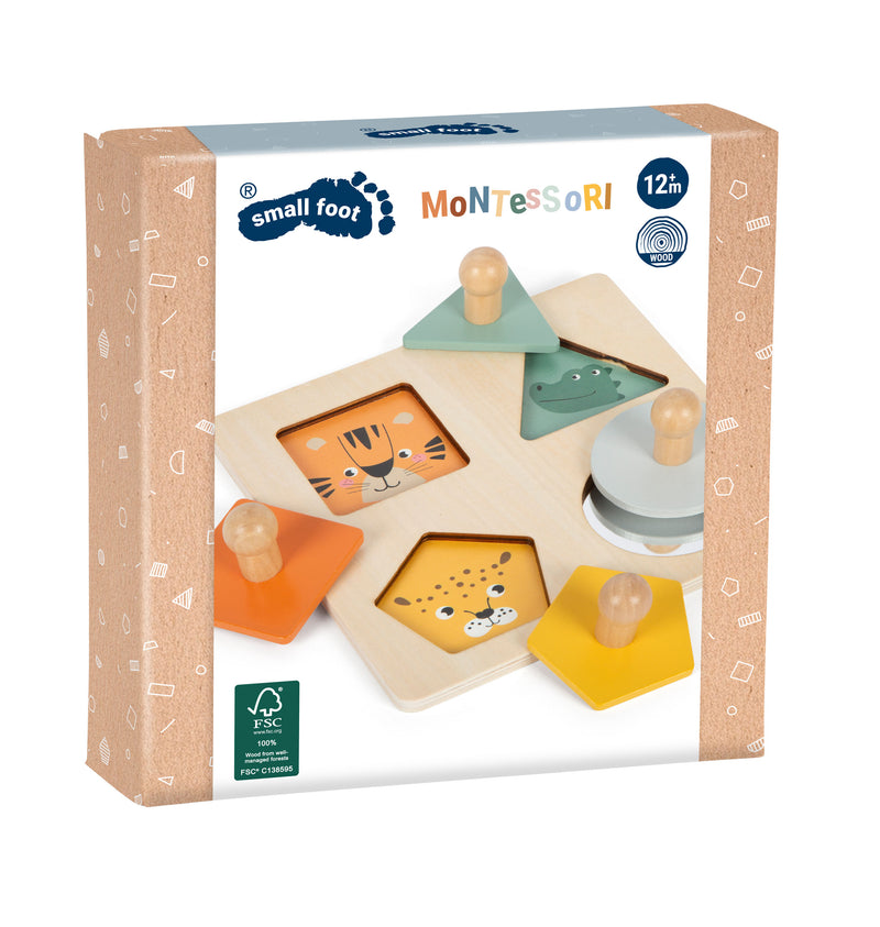 Puzzle Montessori Formas y Animales