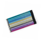 Lata lápices de colores metalizados