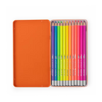 Lata lápices de colores neón
