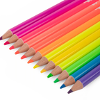 Lata lápices de colores neón