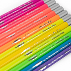 Lata lápices de colores neón