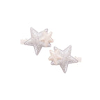 Clips Double star Amira - plata