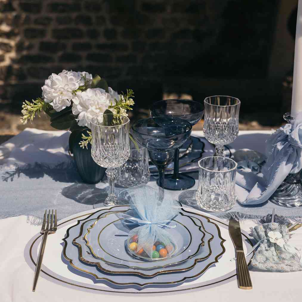Manteles Individuales Coeur Bleu