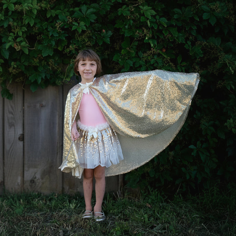 Capa Gracious Gold Sequins