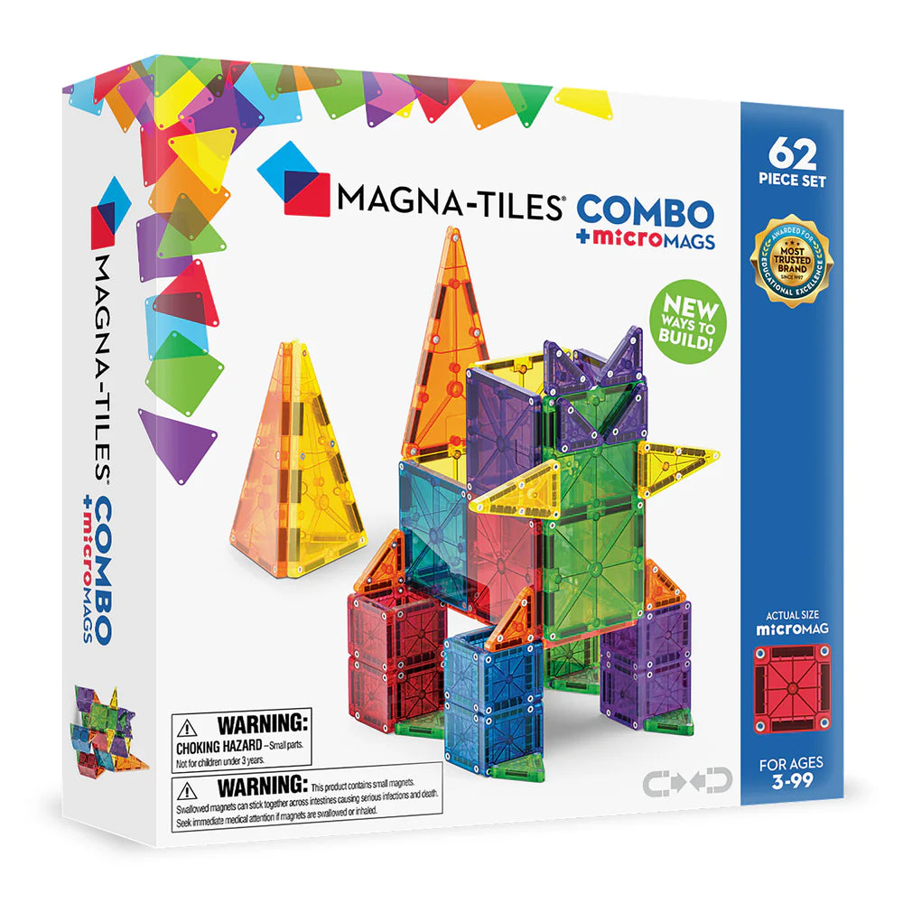 Magna-Tiles COMBO 62pcs