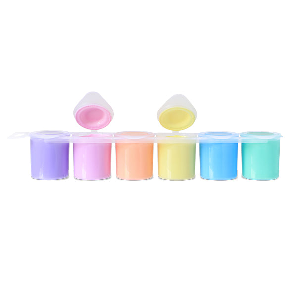 6 témperas pastel 25ml