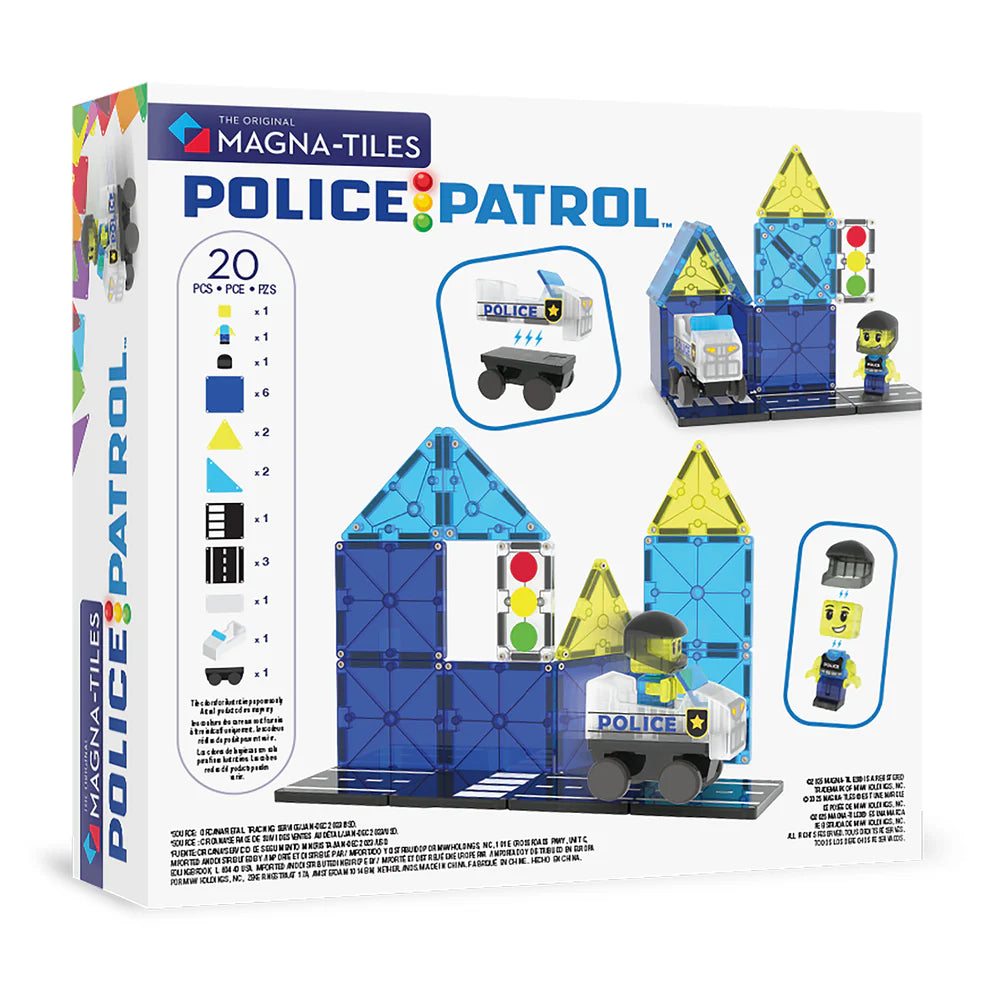 Magna-Tiles Police Patrol Set 20 pcs