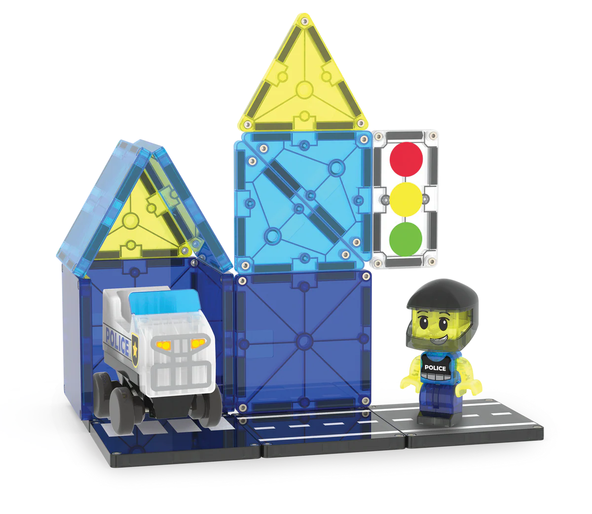 Magna-Tiles Police Patrol Set 20 pcs
