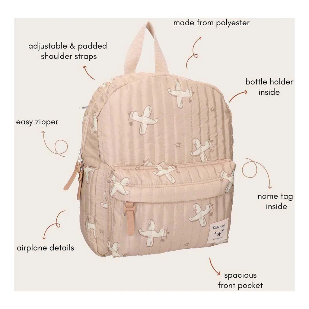 Mochila acolchada Avionetas