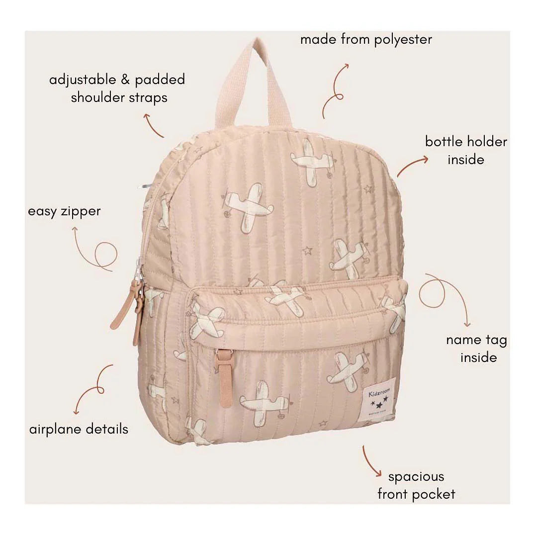 Mochila acolchada Avionetas