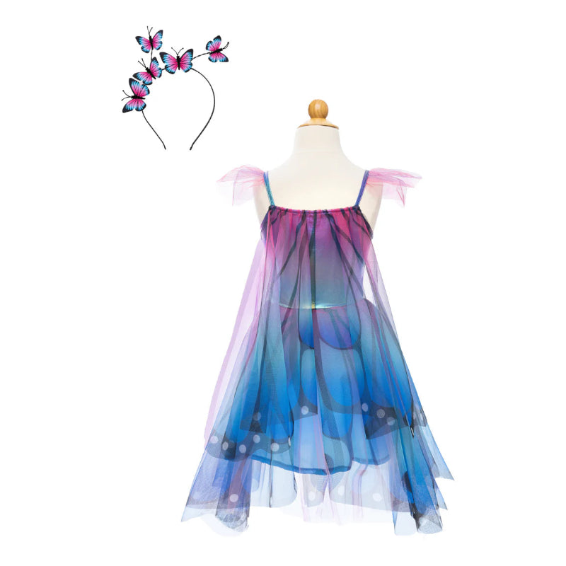 Butterfly Twirl azul y lila