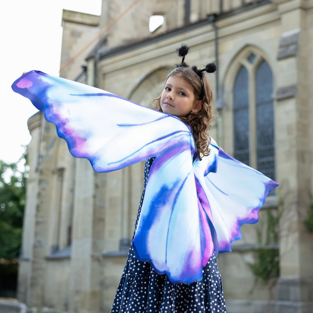 Alas de tela mariposa