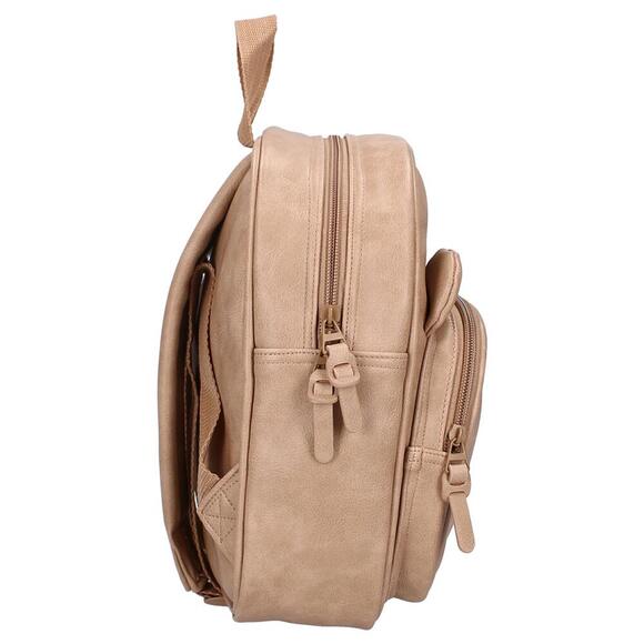 Mochila de cuero - Osito arena