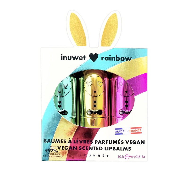 Trio de bálsamos labiales - Rainbow