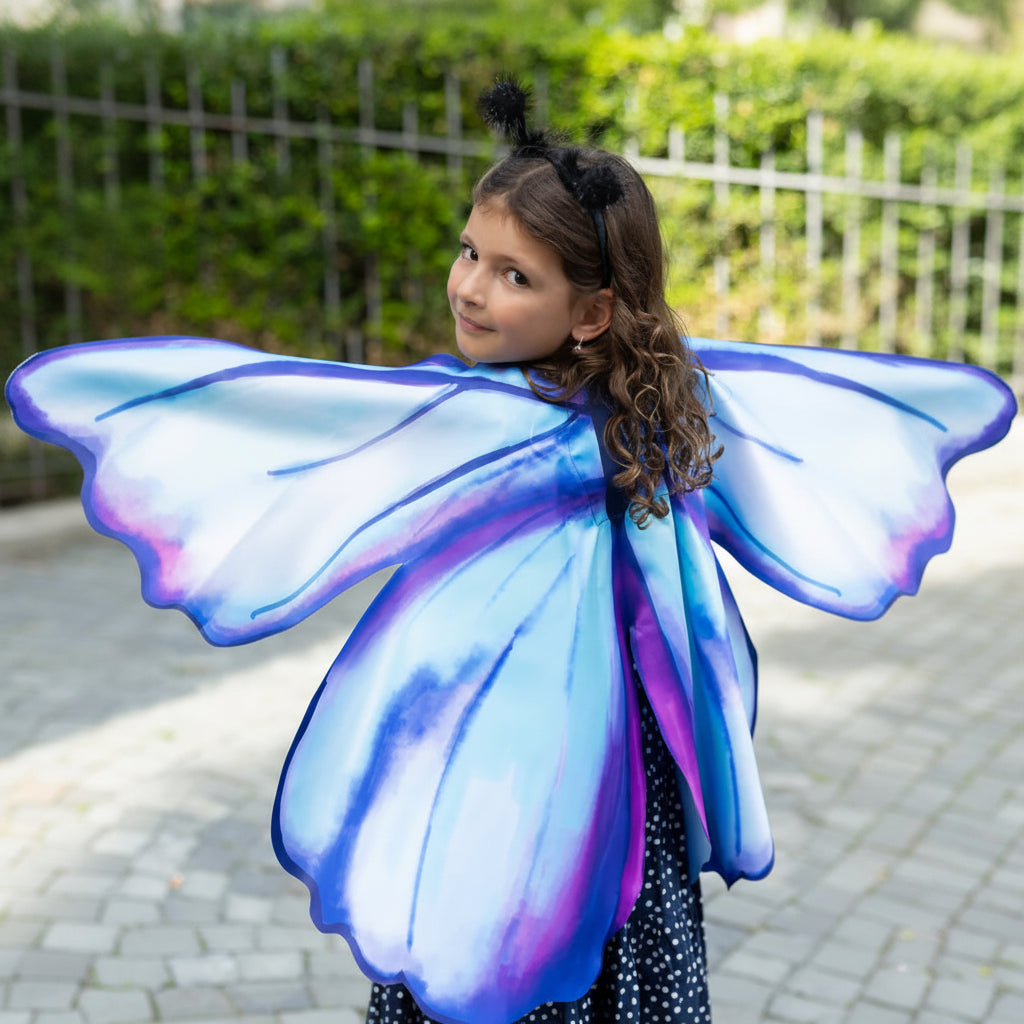 Alas de tela mariposa