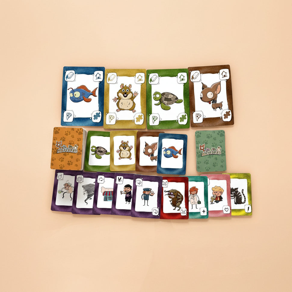 Mascotas - Juego de cartas