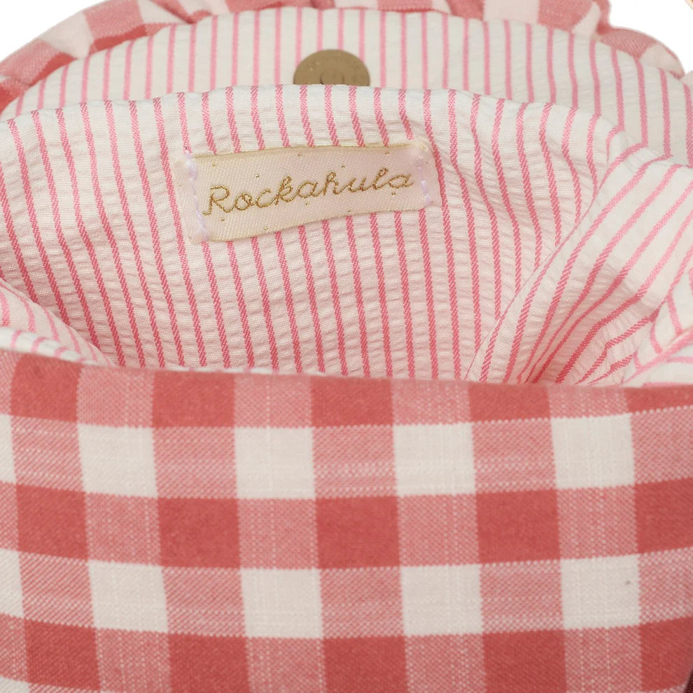 Bolso Gingham Ruffle Bow