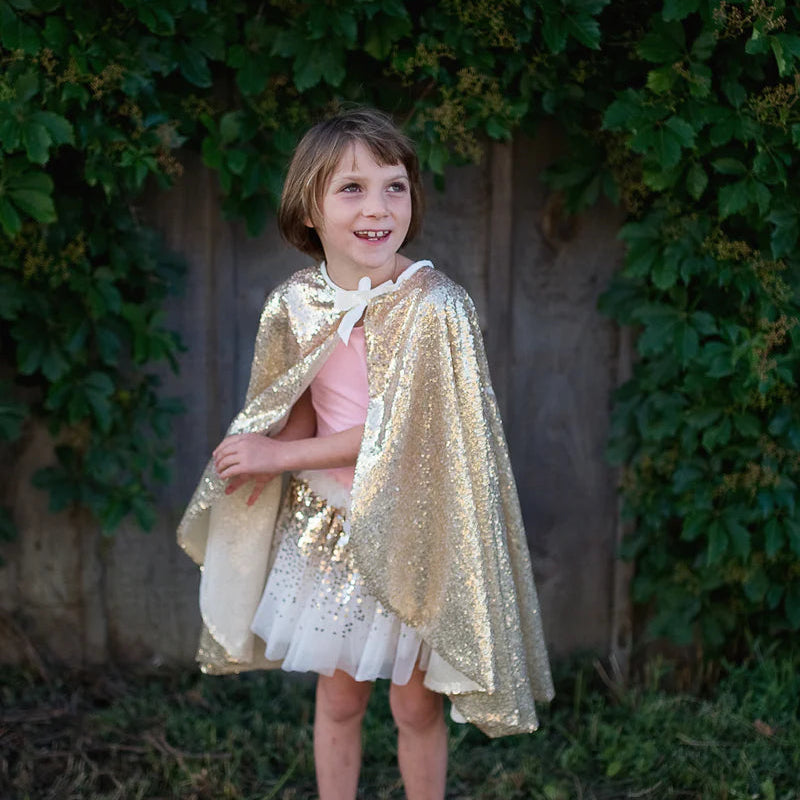 Capa Gracious Gold Sequins