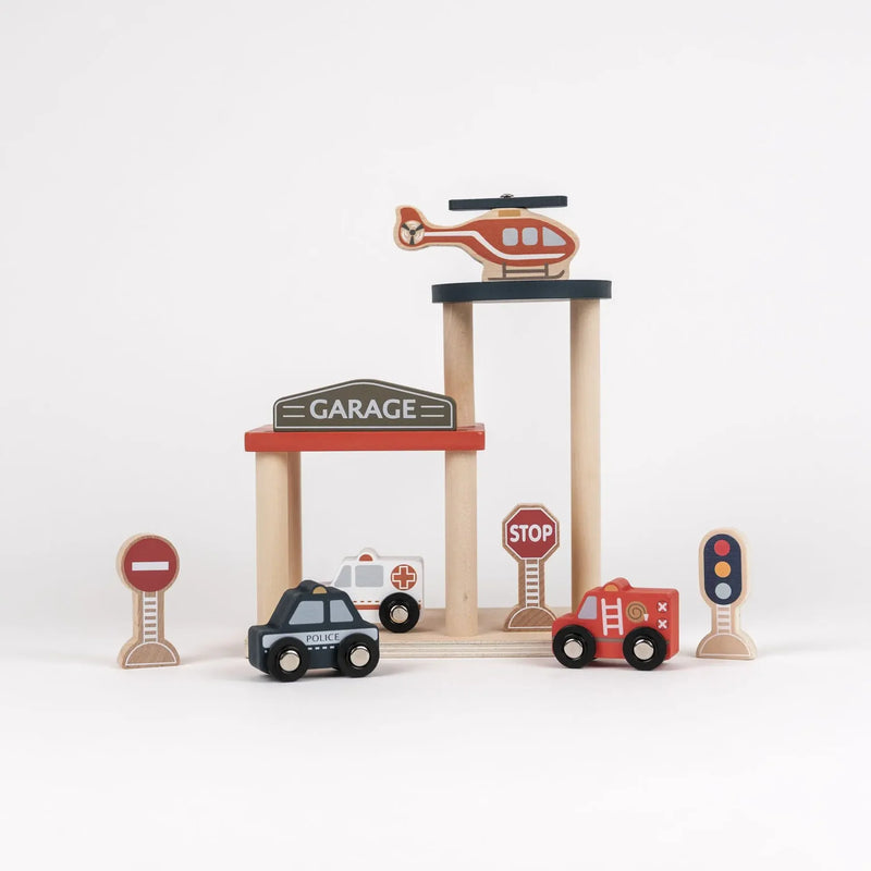 Garaje con coches