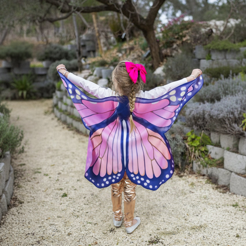 Alas de tela mariposa