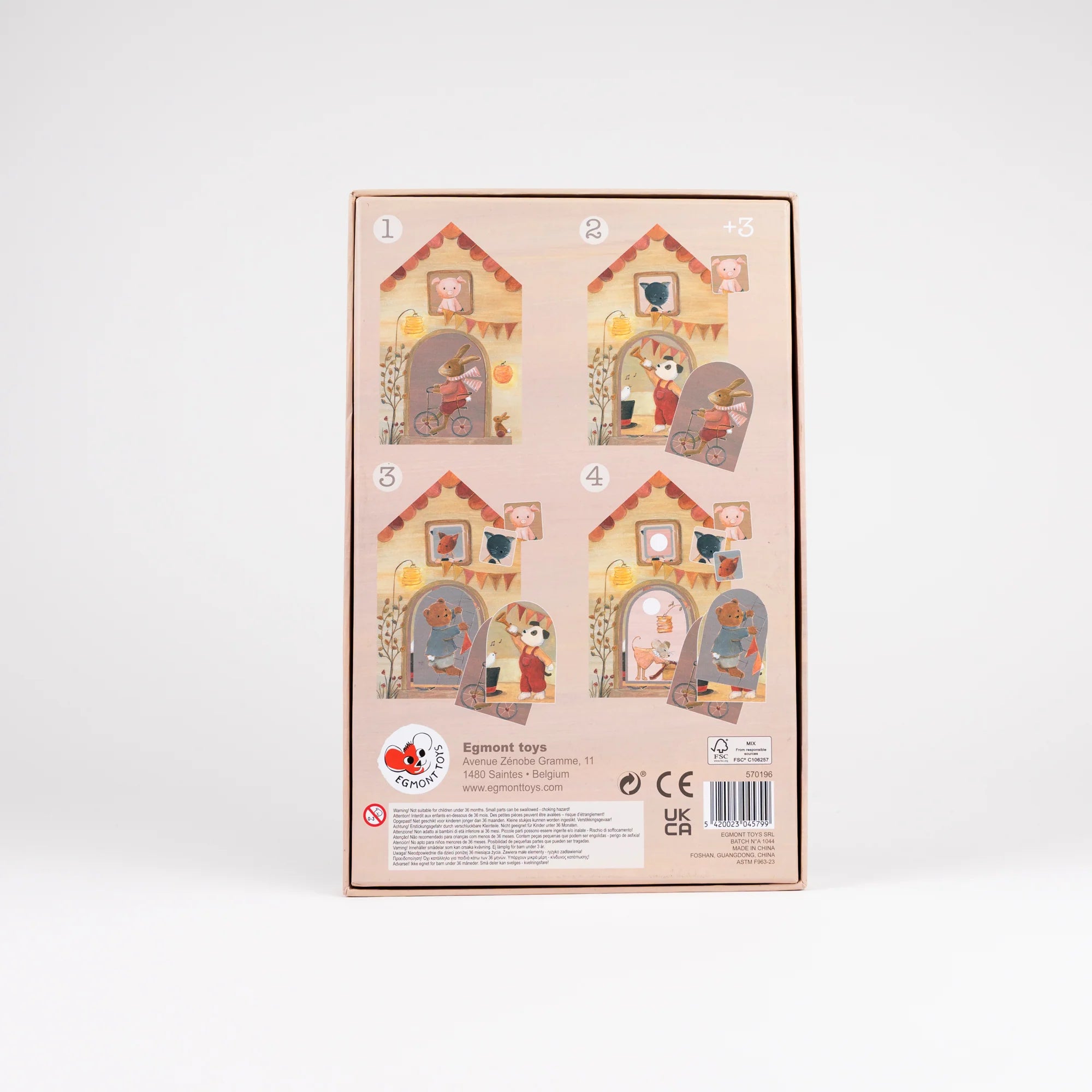 Amigos en casa - Puzzle a capas