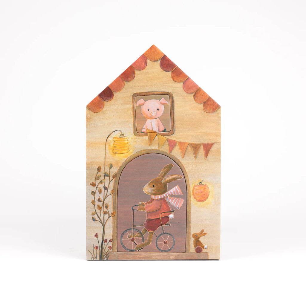 Amigos en casa - Puzzle a capas