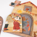 Amigos en casa - Puzzle a capas
