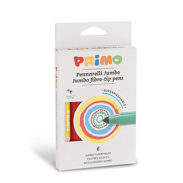 6 Rotuladores jumbo