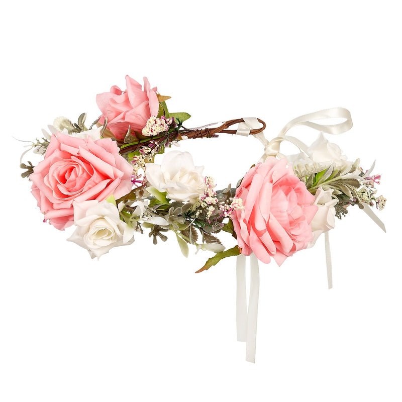 Tiara ramas y flores Eefke