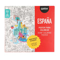 Poster XL para colorear - España