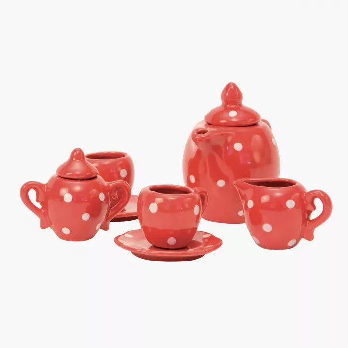 Maleta con juego de té - Puntos