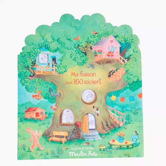 Ma maison aux 160 stickers - Libro para colorear