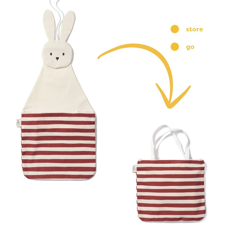 Organizador pared + bolsa Toto - Conejo