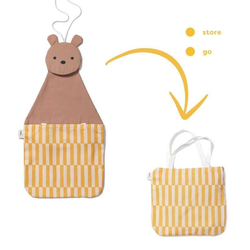 Organizador pared + bolsa Toto - Oso
